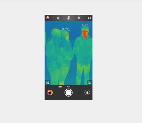 Temperature Measurement of Different People Temperature Measurement of Different People
